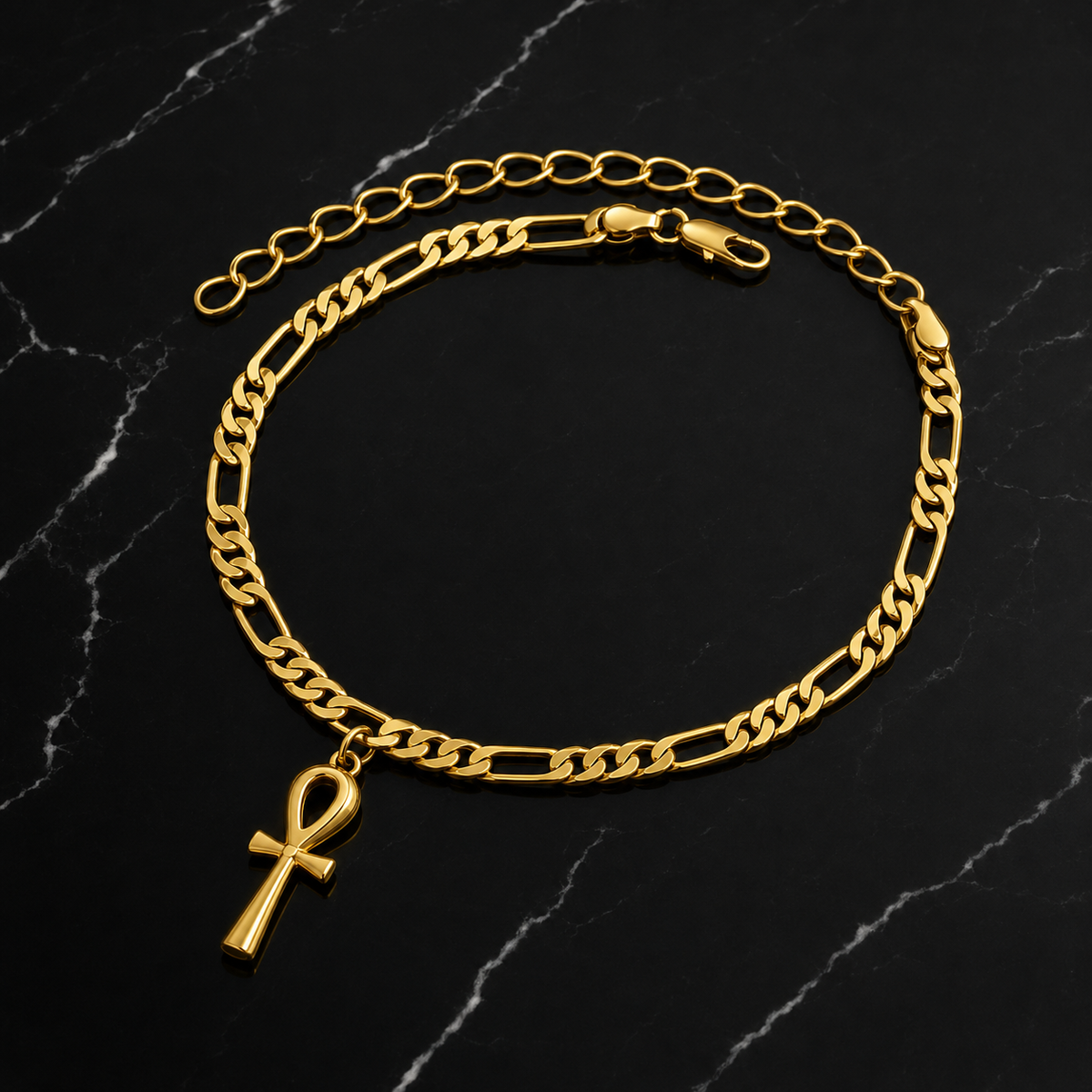 Ankh Ankle Bracelet