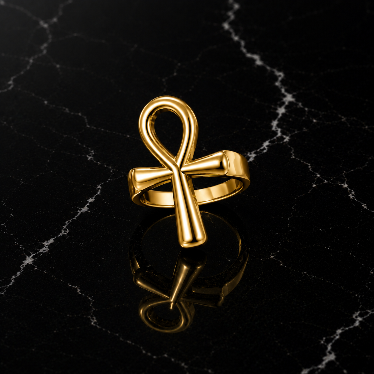 Ankh Eternity Rings