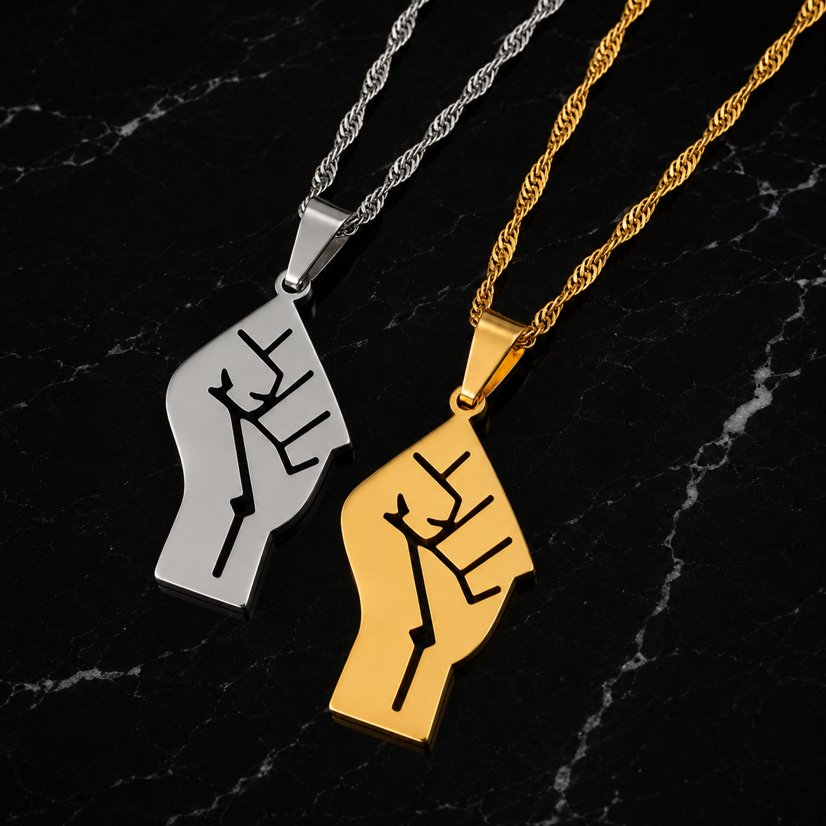 Black Power Necklace