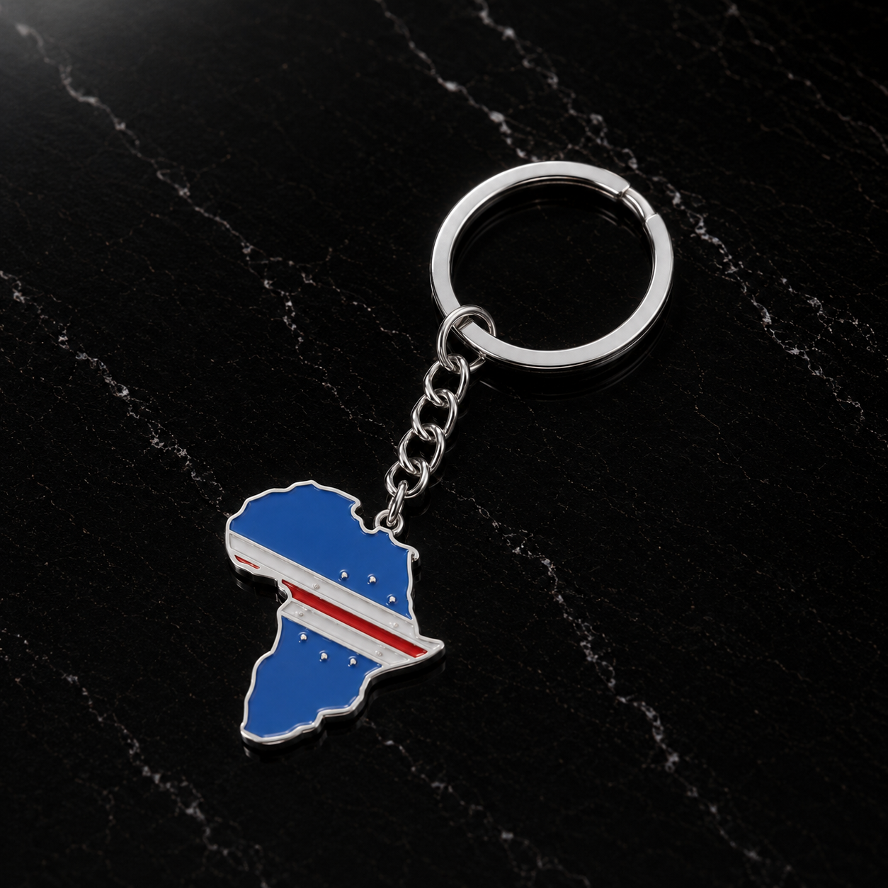 Africa Flags Keychain