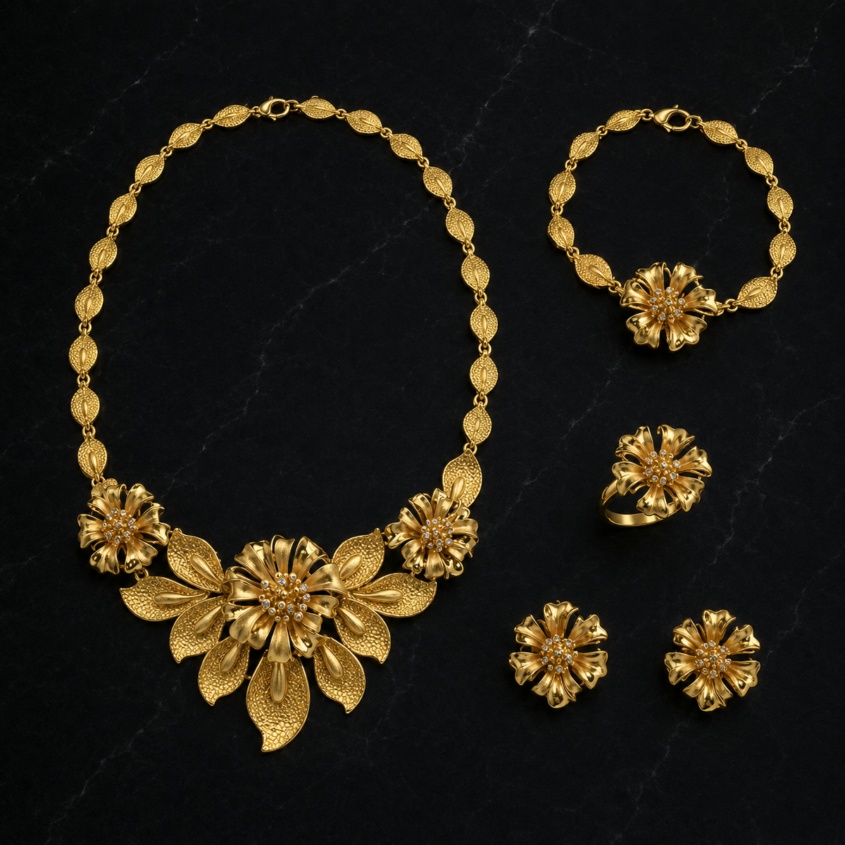 Parure Pétales du Kakongo