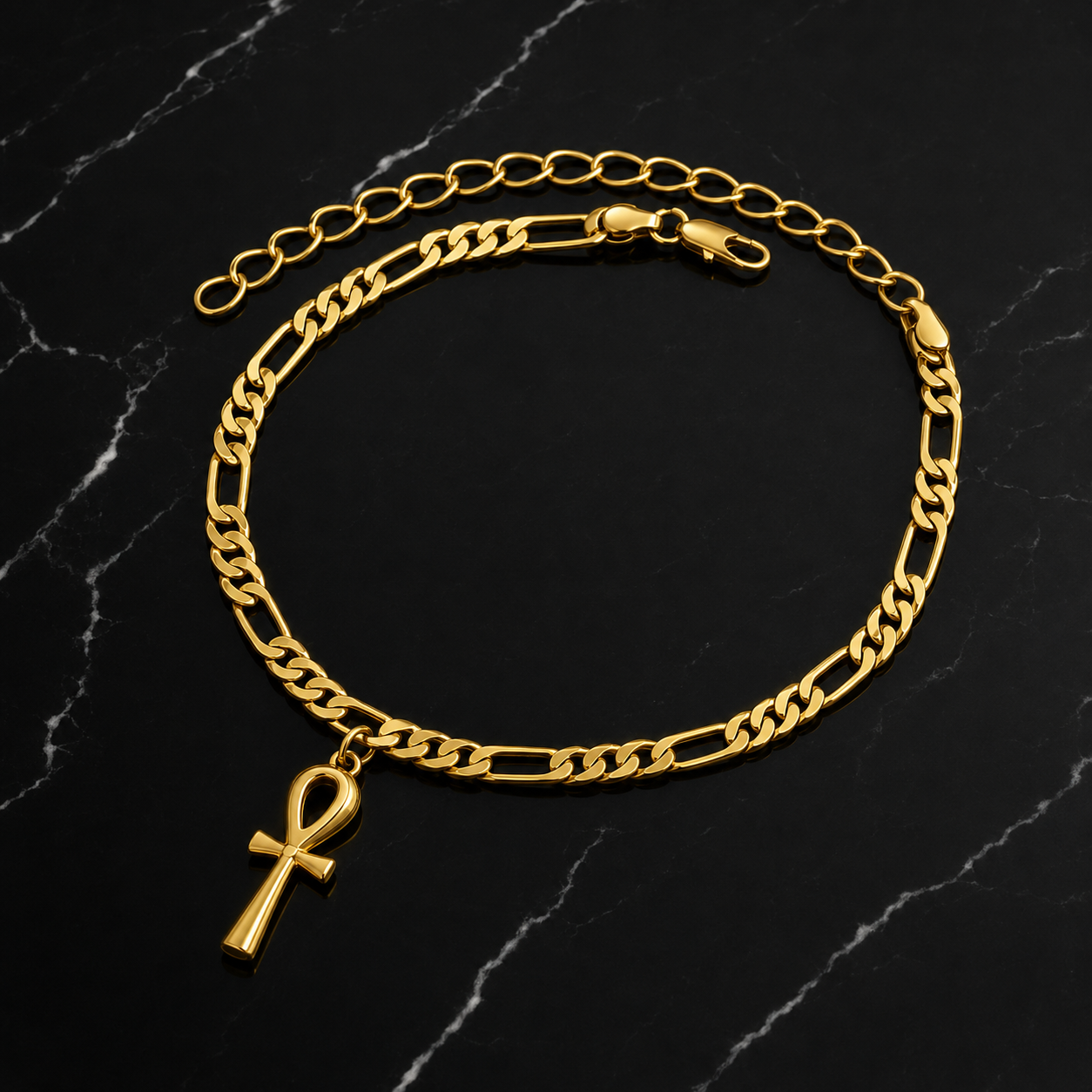 Ankh Ankle Bracelet