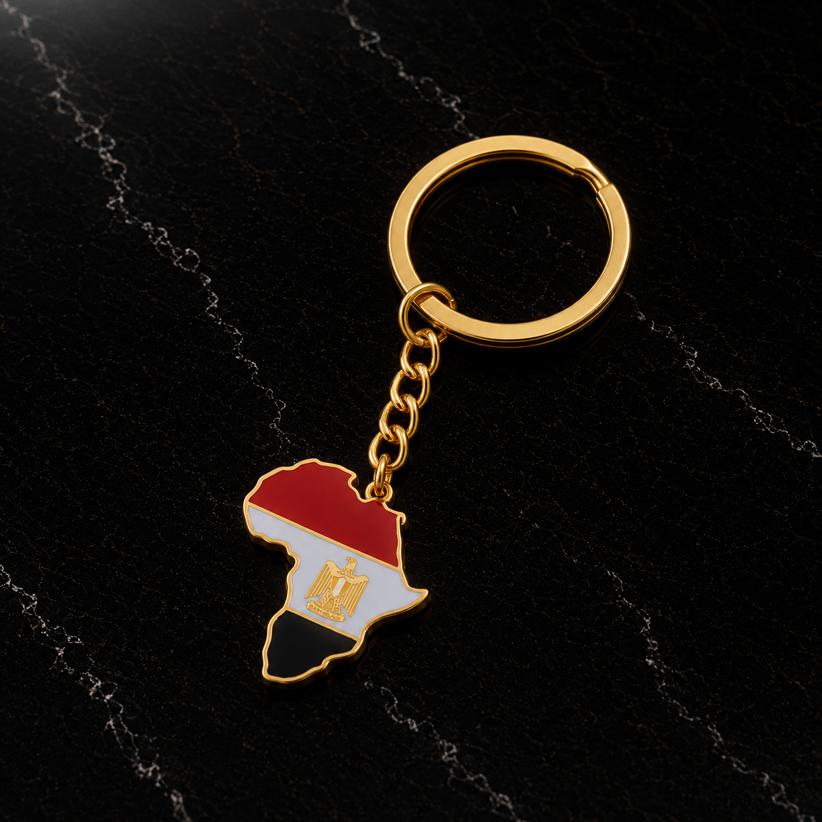 Africa Flags Keychain