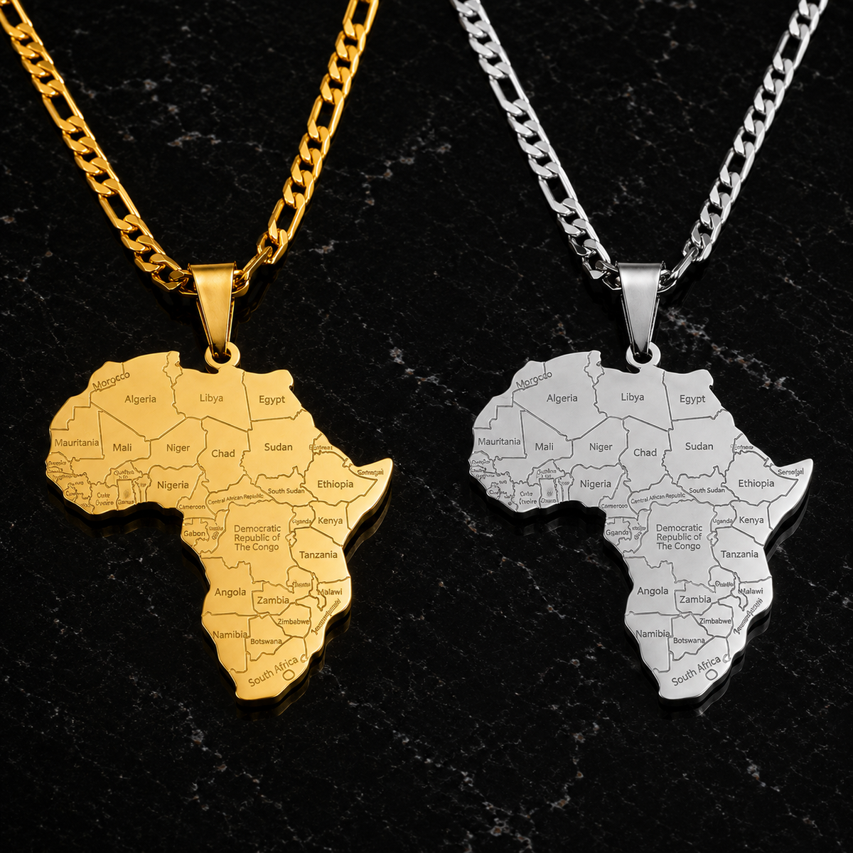 Collier Afrique des Nations