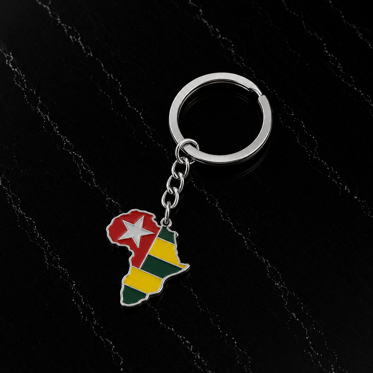 African Lands Keychain