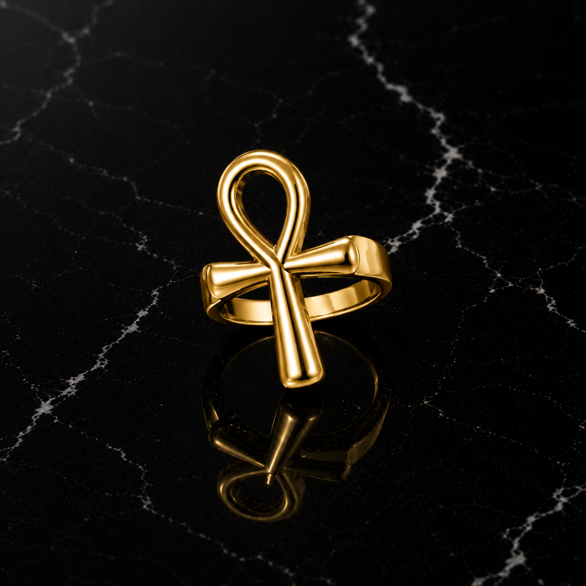 Ankh Eternity Rings