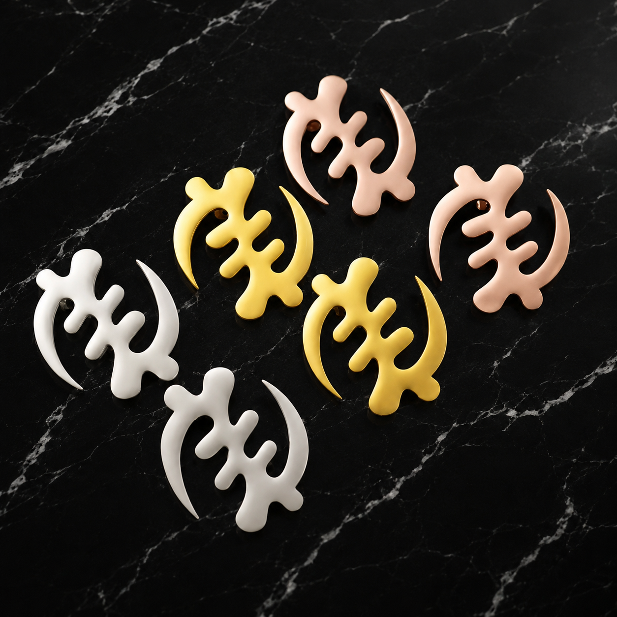 Boucles Adinkra Gye Nyame