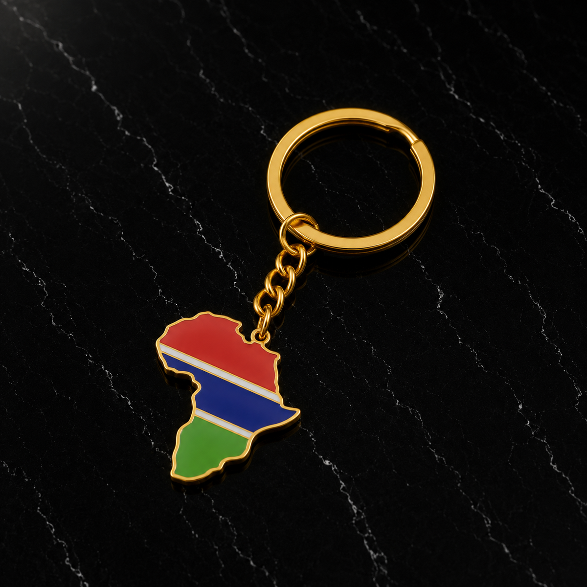 African Lands Keychain