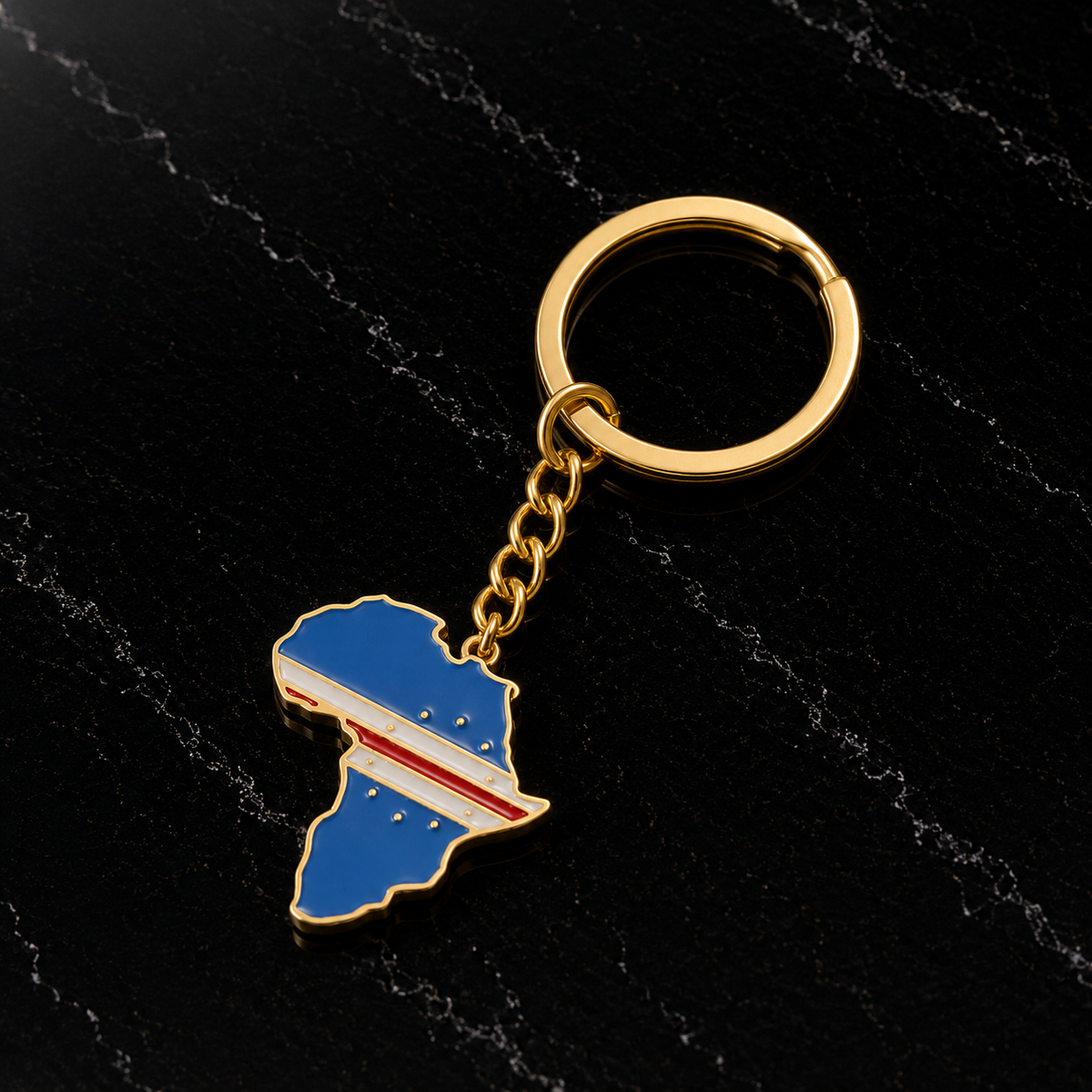 Africa Flags Keychain