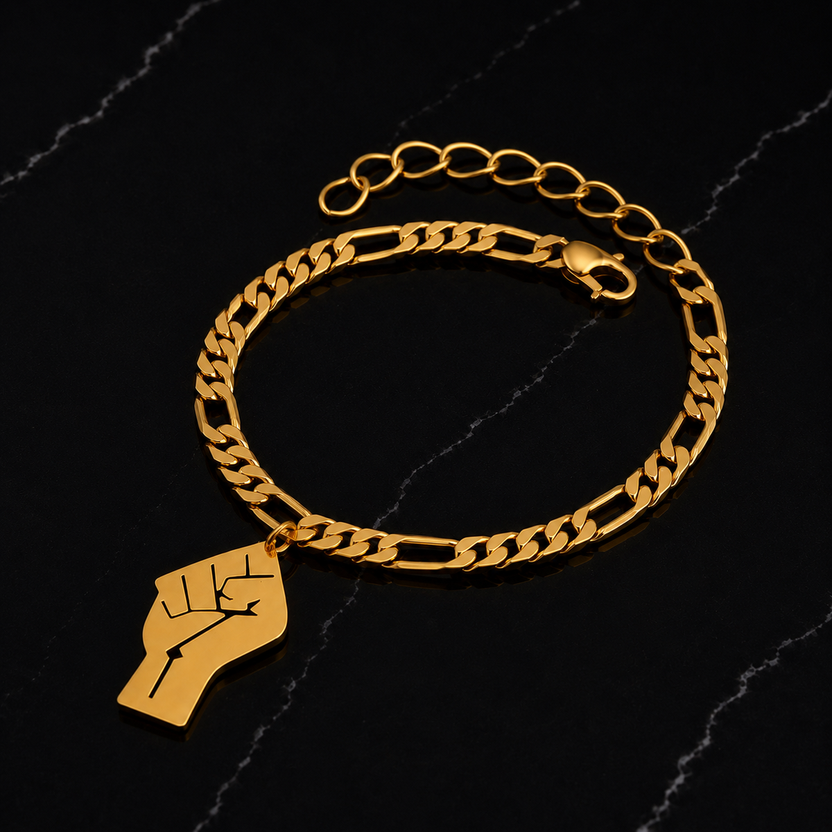 Unity Fist Ankle Bracelet