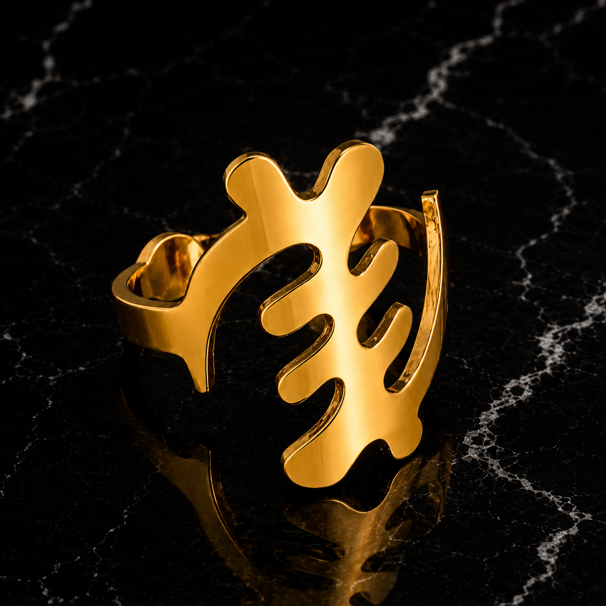 Adinkra Gye Nyame Rings