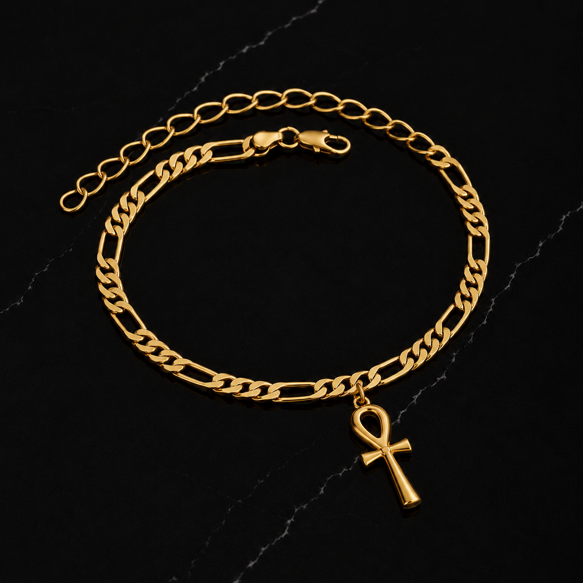 Ankh Ankle Bracelet