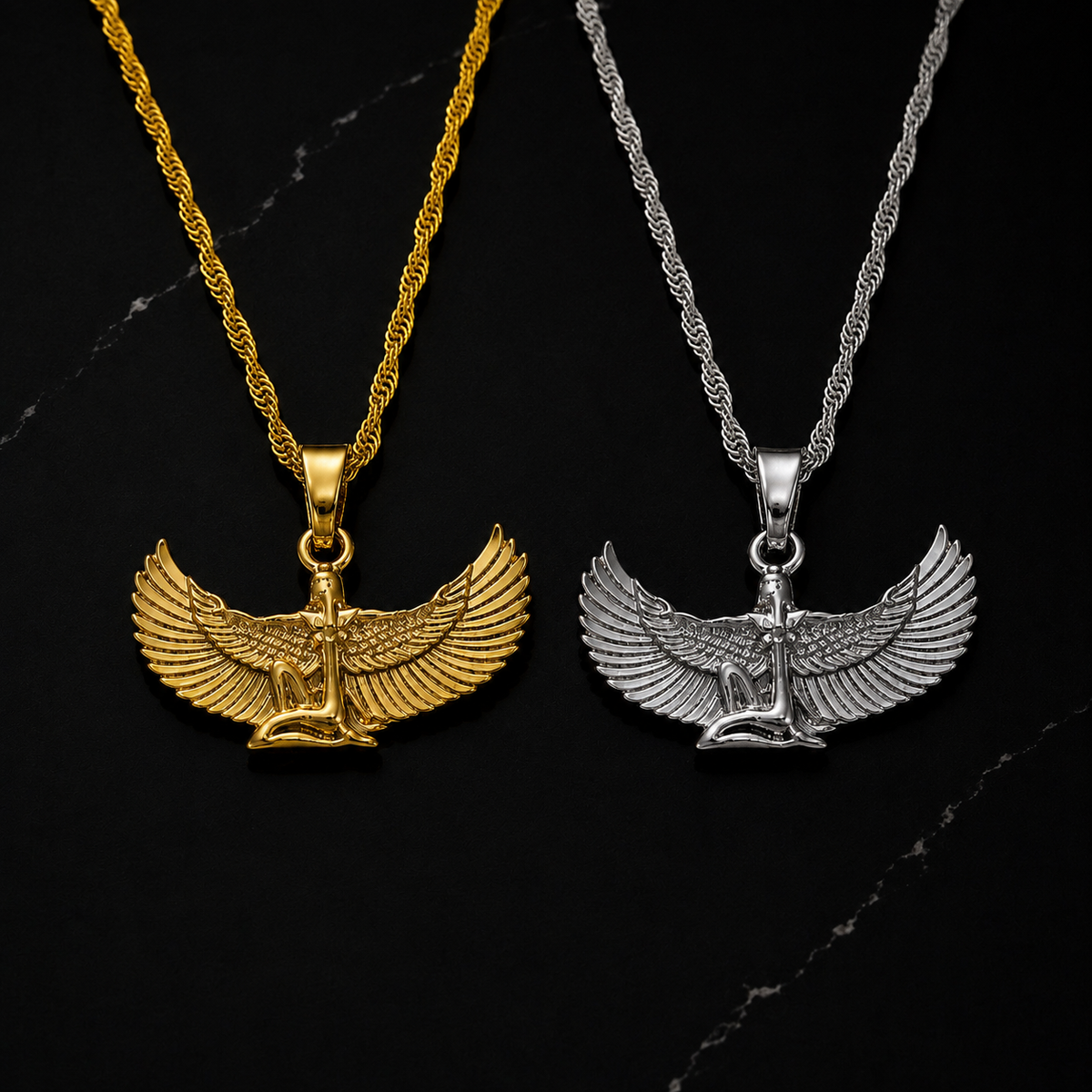 Ma'at Wings Necklace
