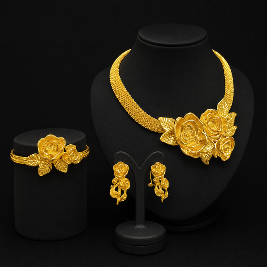Bouquet Royal of Dahomey Parure