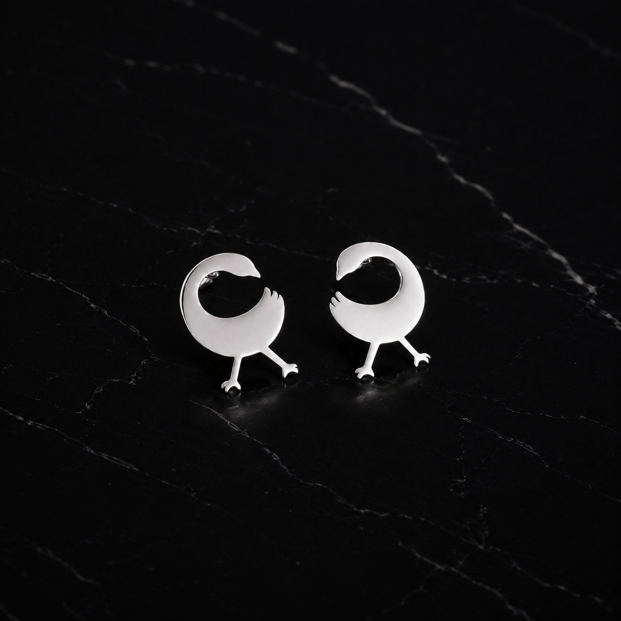 Adinkra Sankofa & Dwennimmen Hoops