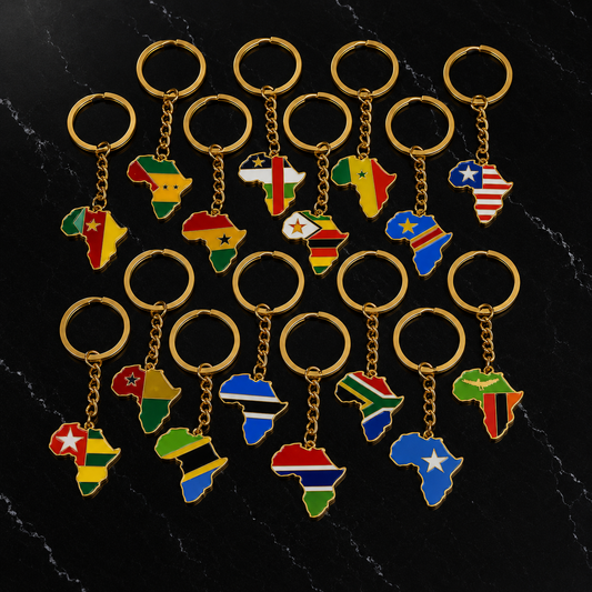 African Lands Keychain