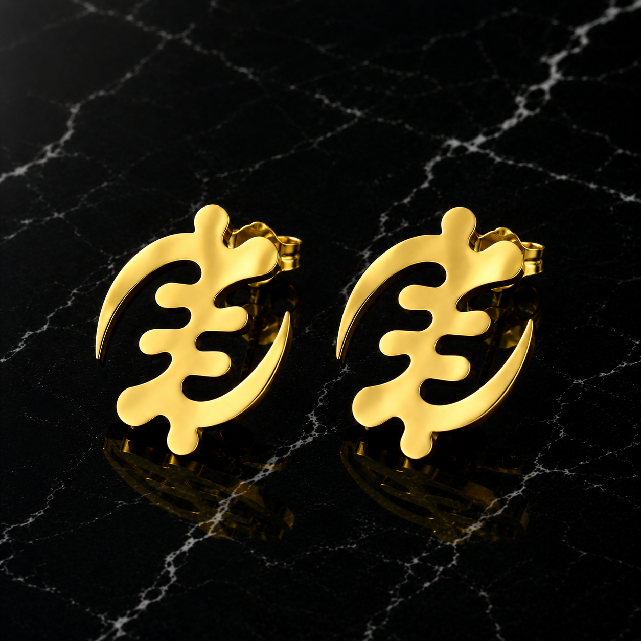 Boucles Adinkra Gye Nyame