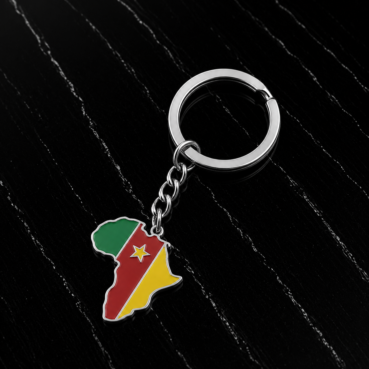 African Lands Keychain
