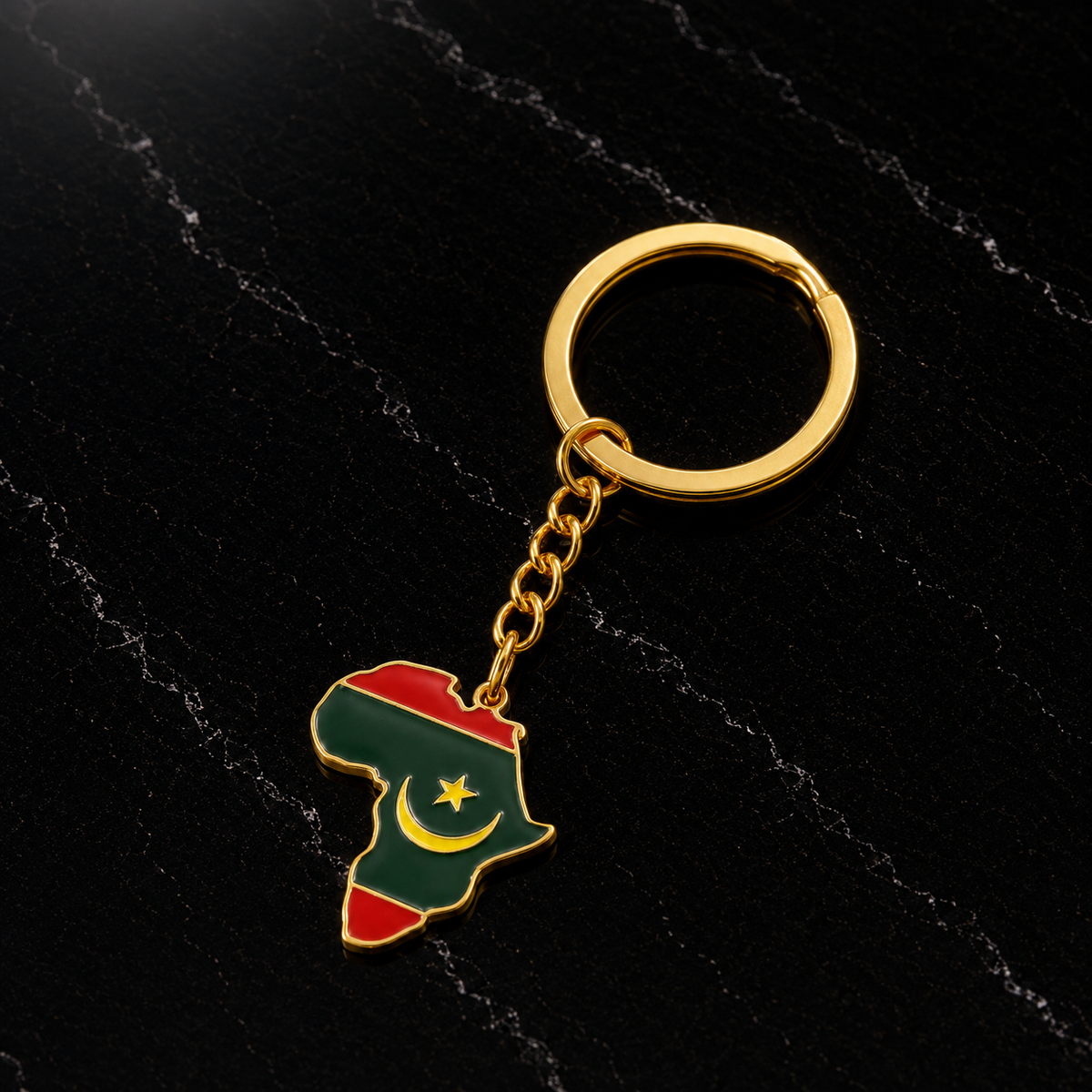 Africa Flags Keychain