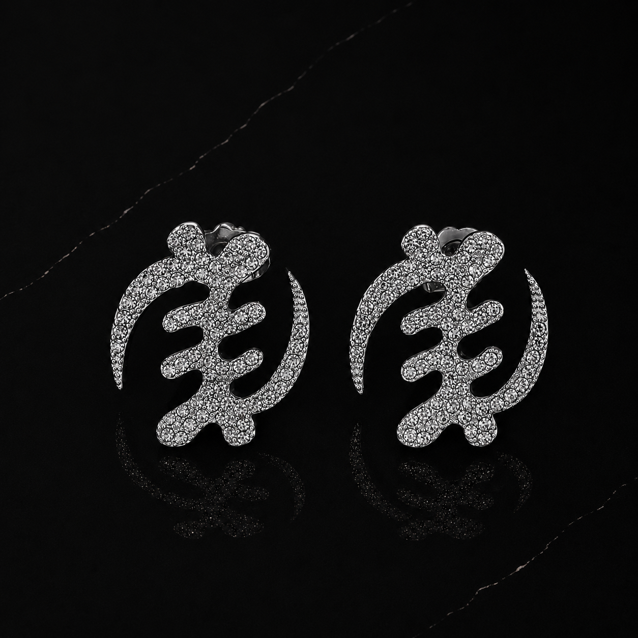 Symbolic Adinkra Earrings