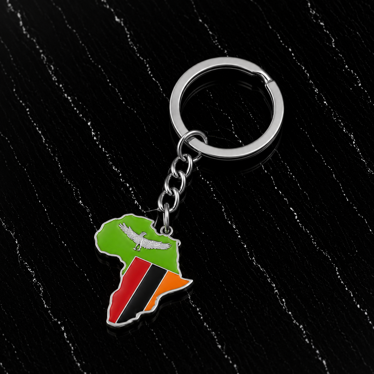 African Lands Keychain