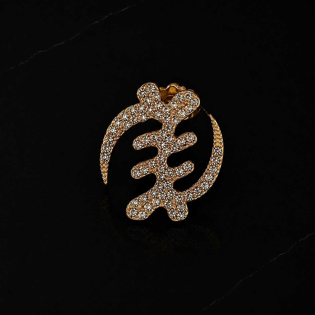 Symbolic Adinkra Earrings