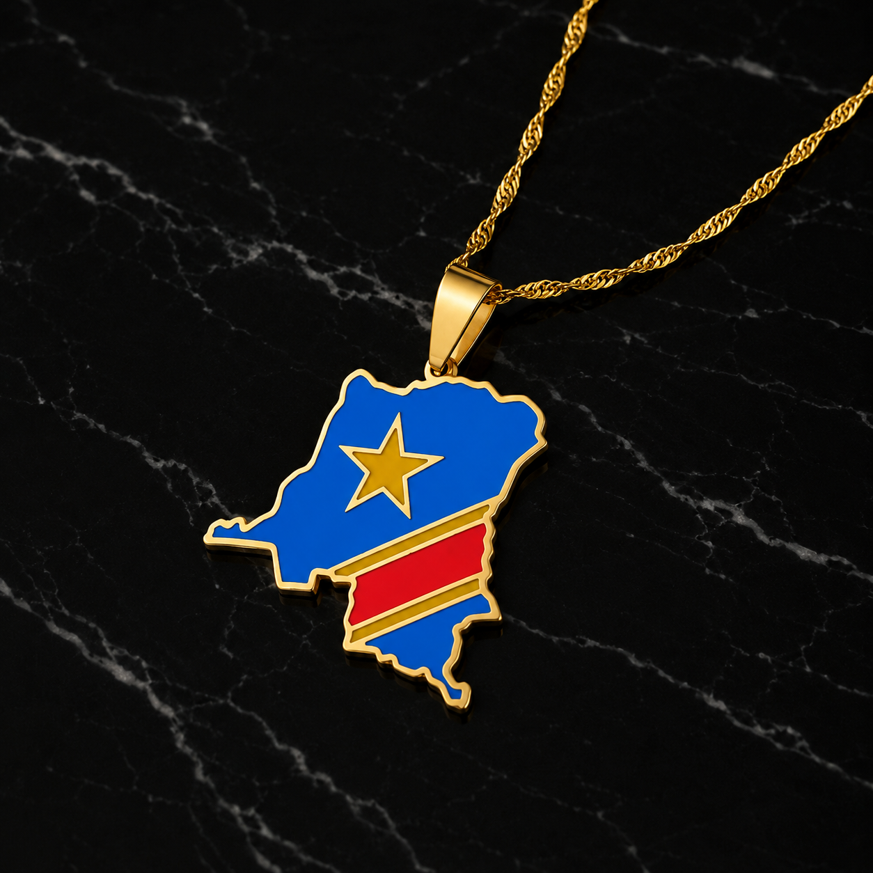 Democratic Republic of Congo Necklace