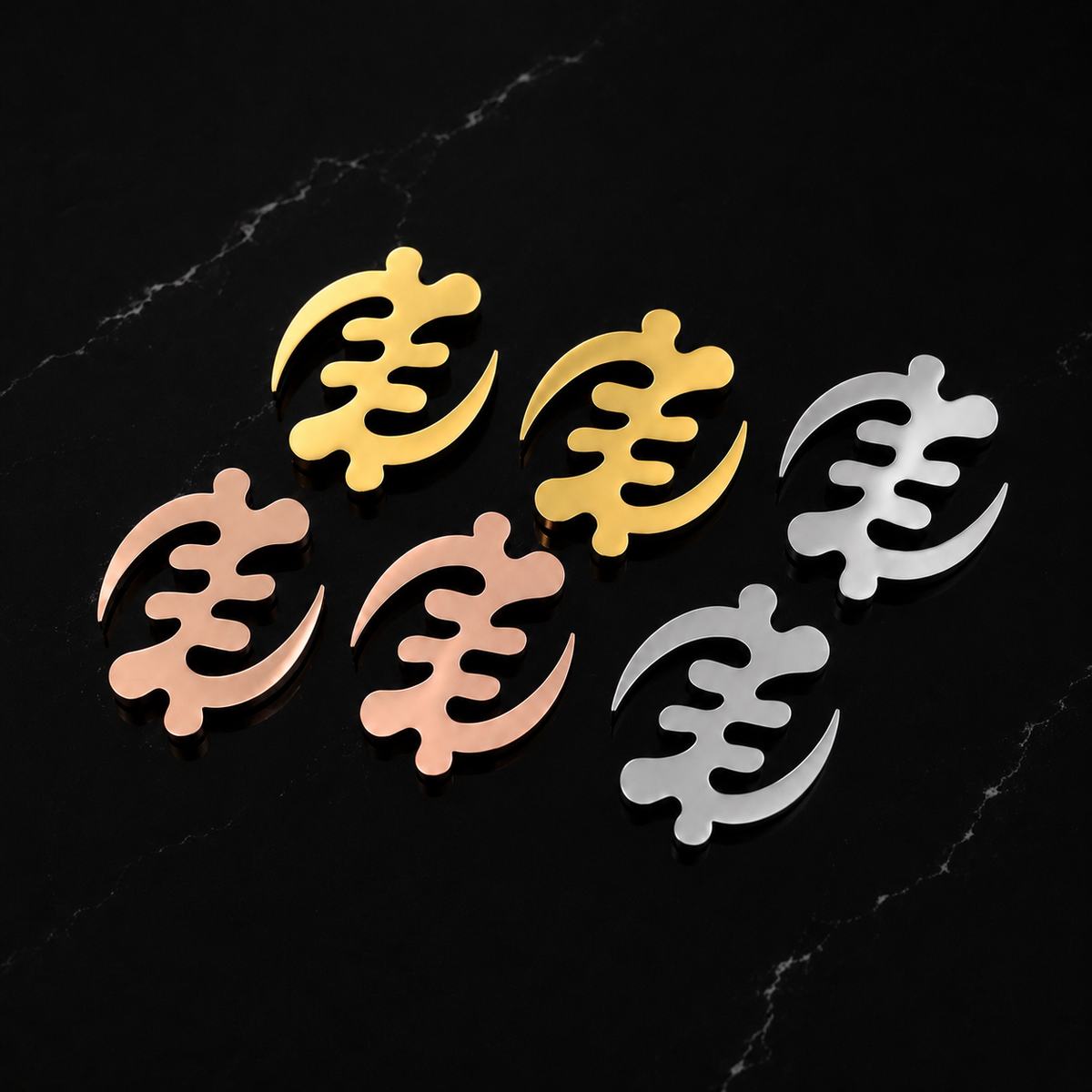 Boucles Adinkra Gye Nyame