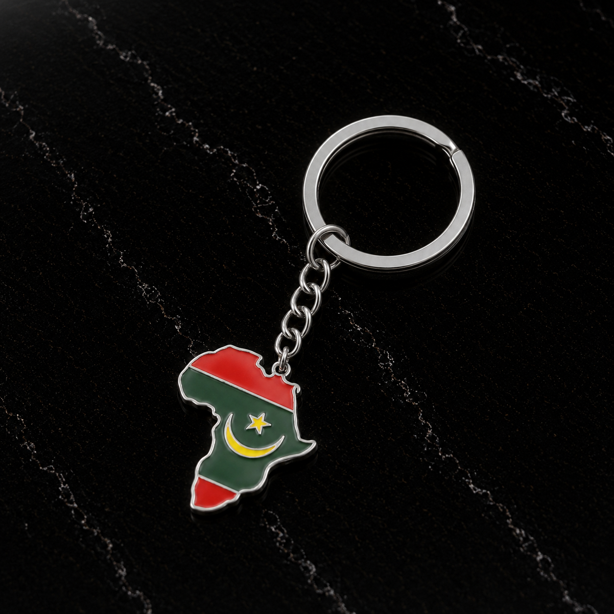 Africa Flags Keychain
