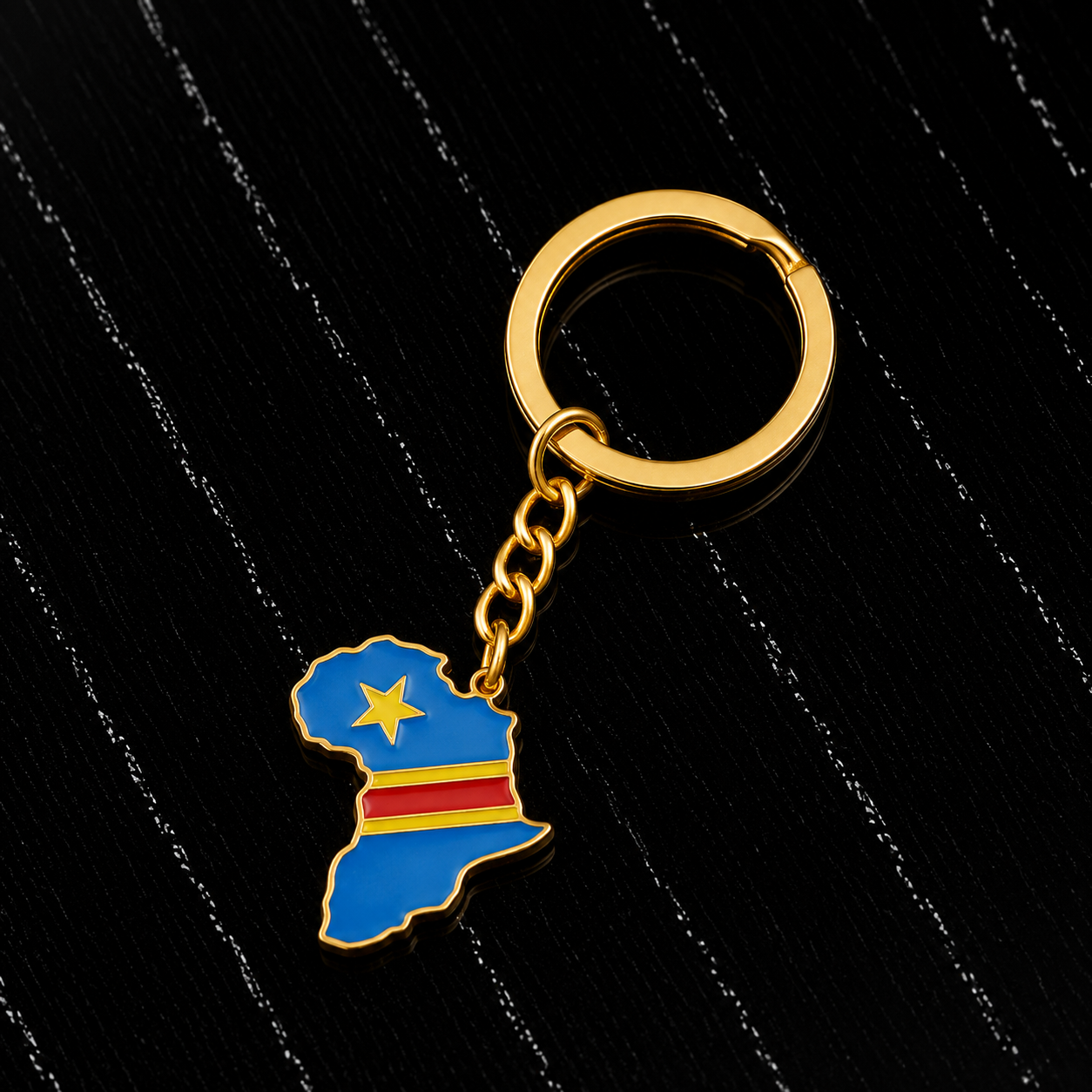 African Lands Keychain