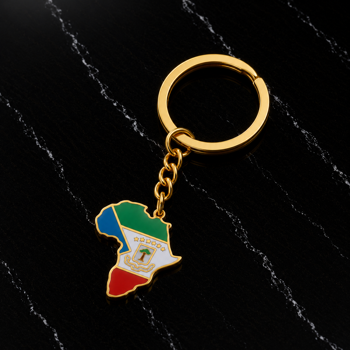 Africa Flags Keychain