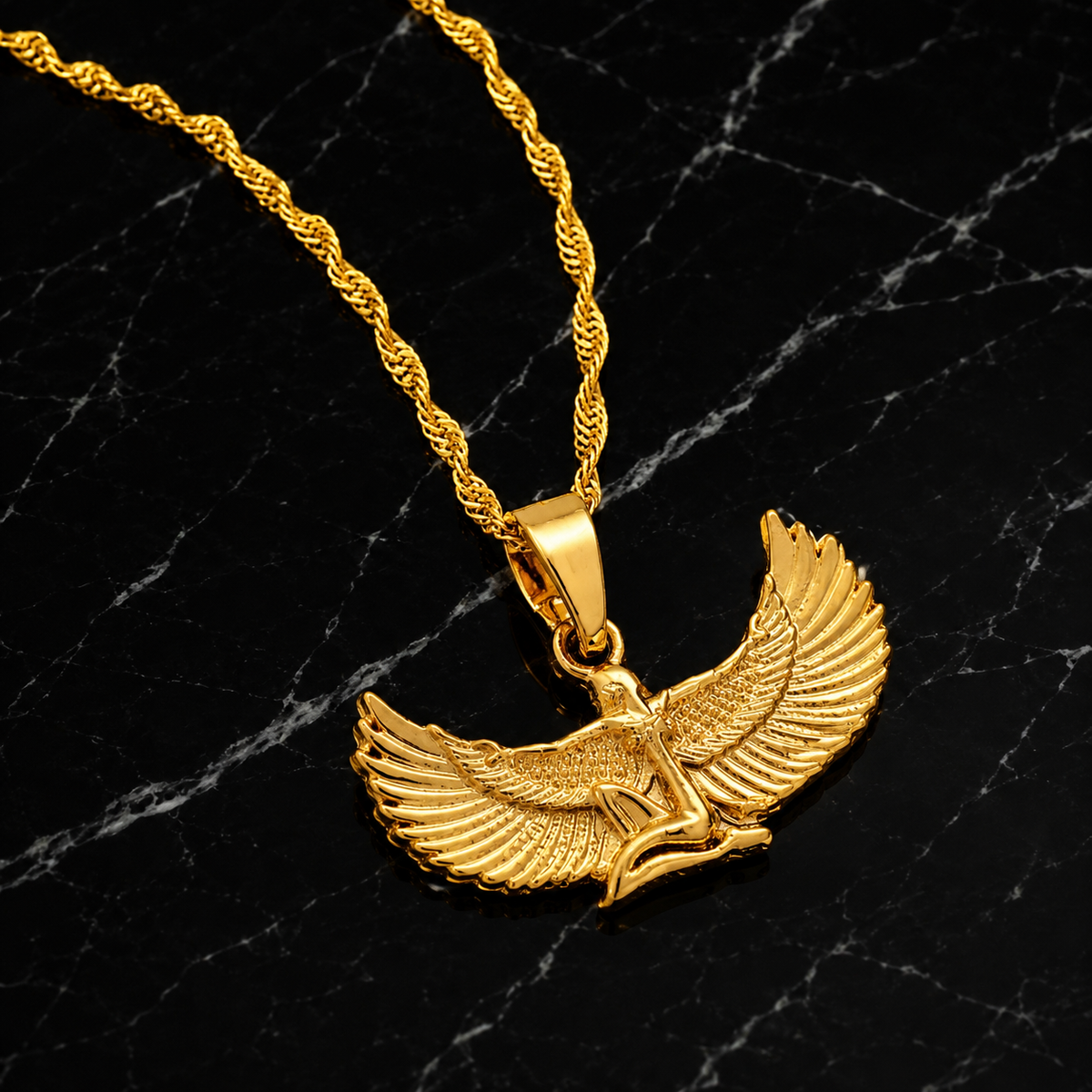 Ma'at Wings Necklace