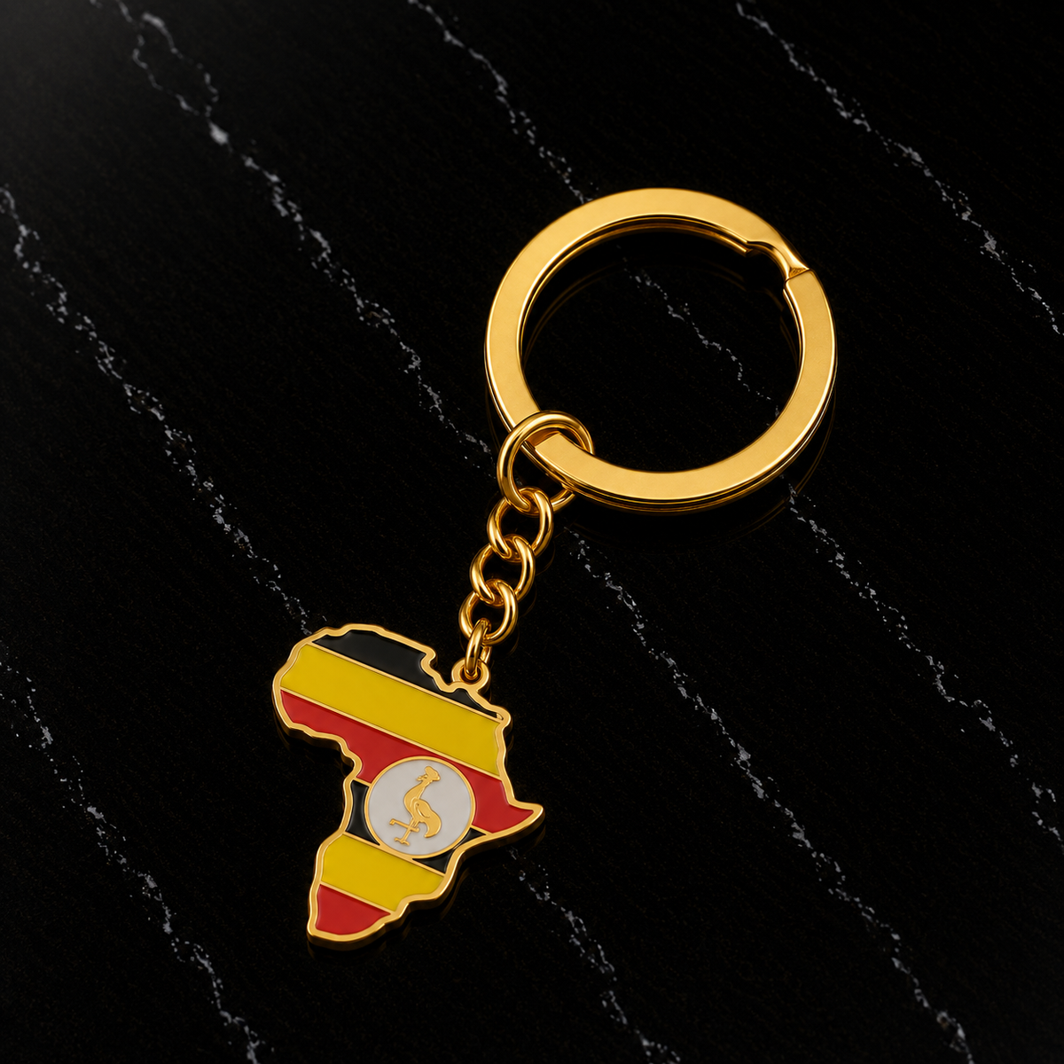 Africa Flags Keychain