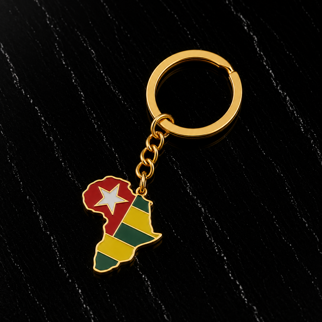 African Lands Keychain