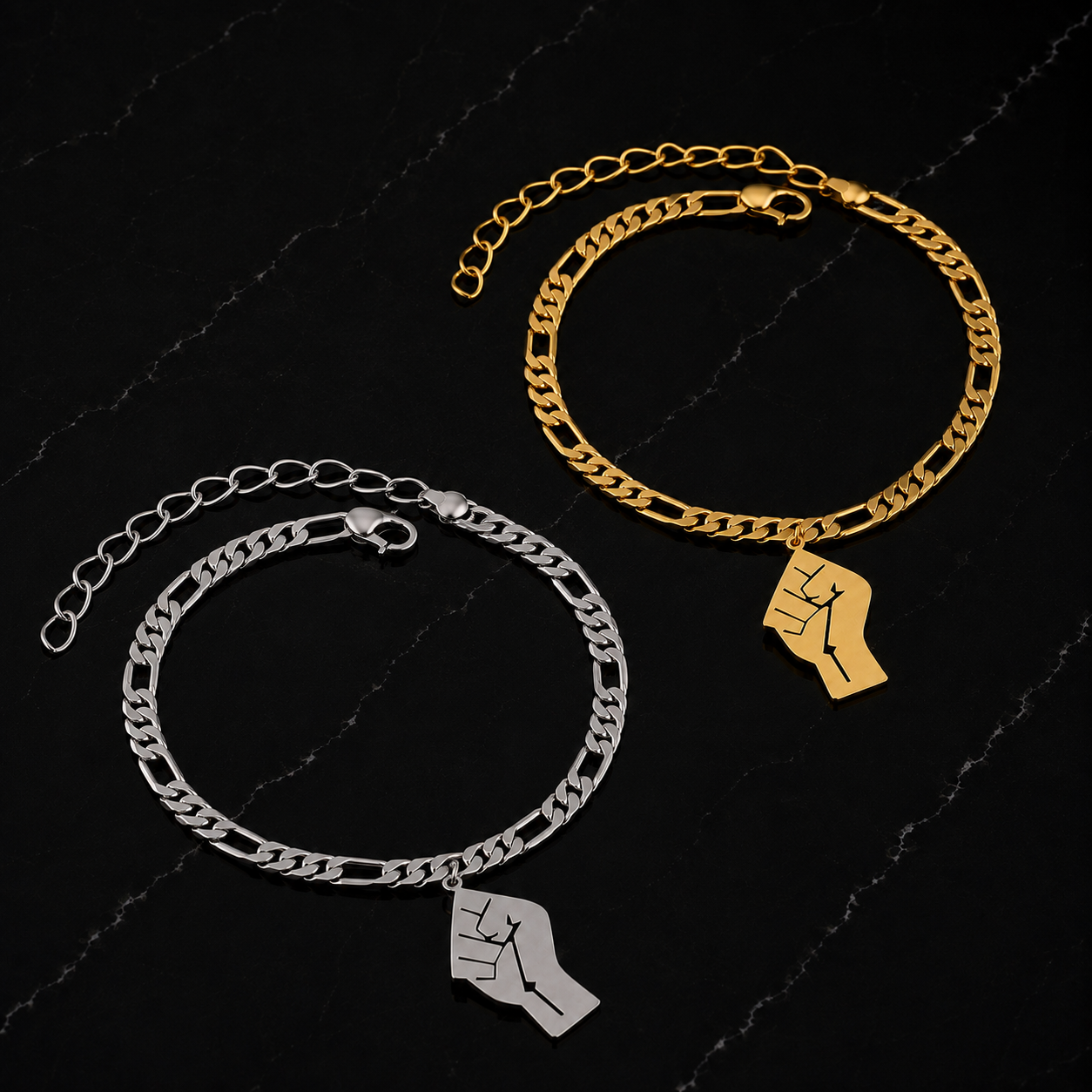 Unity Fist Ankle Bracelet