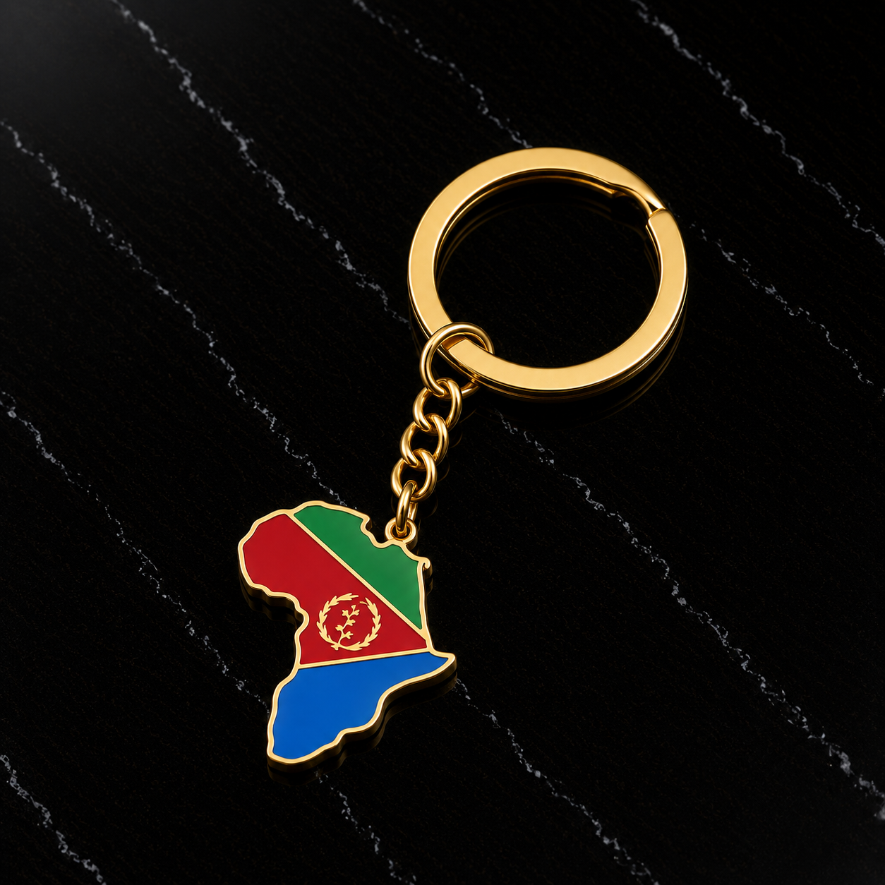 Africa Flags Keychain