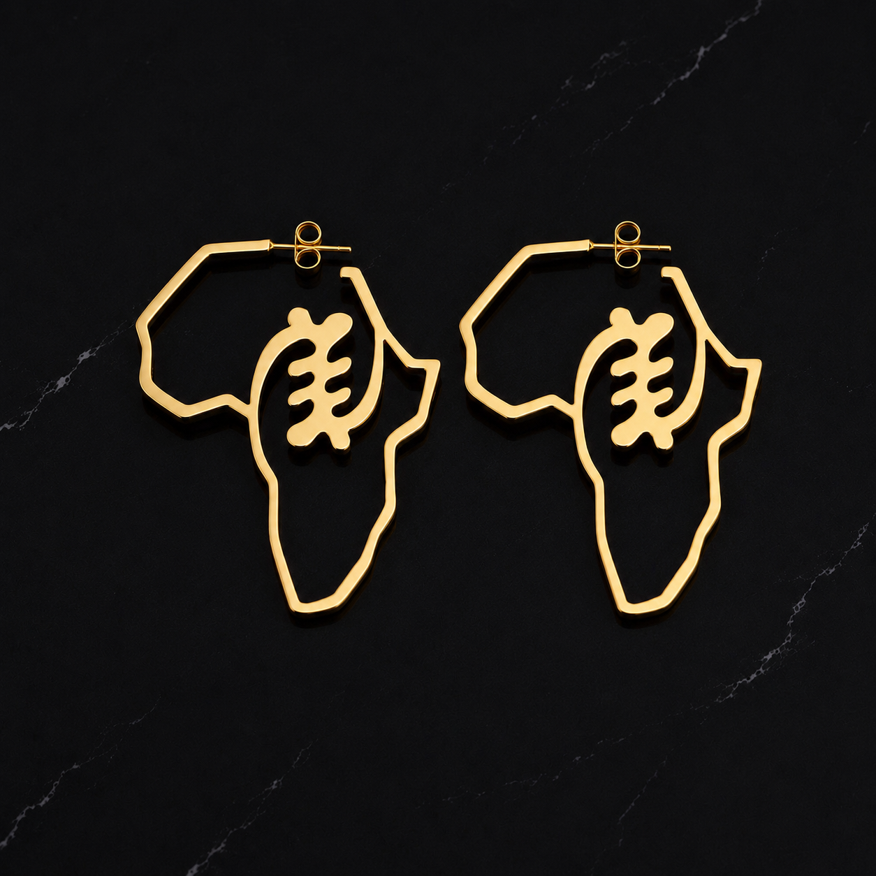 Gye Nyame Africa Earrings