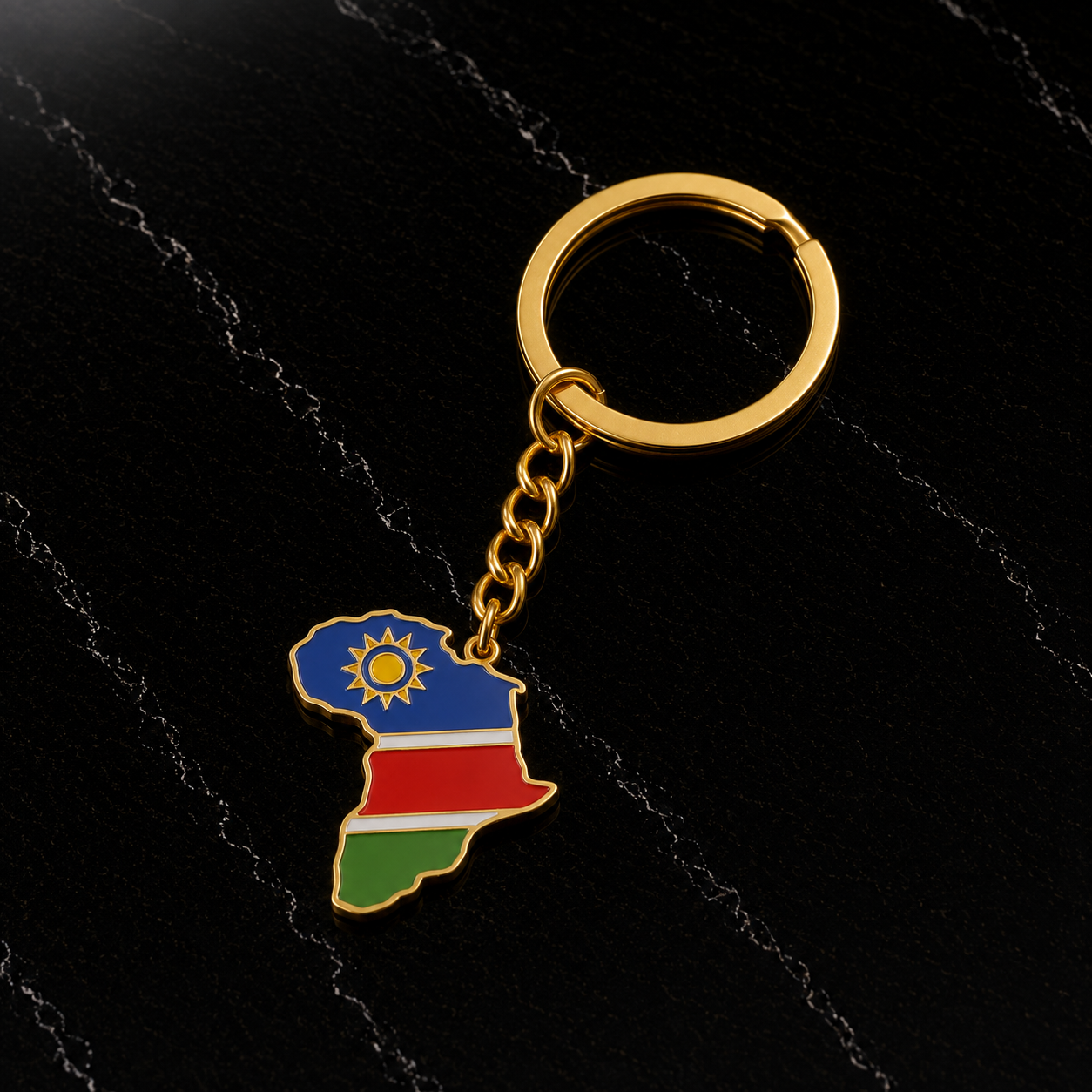 Africa Flags Keychain