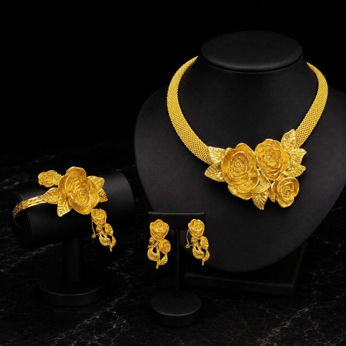 Bouquet Royal of Dahomey Parure