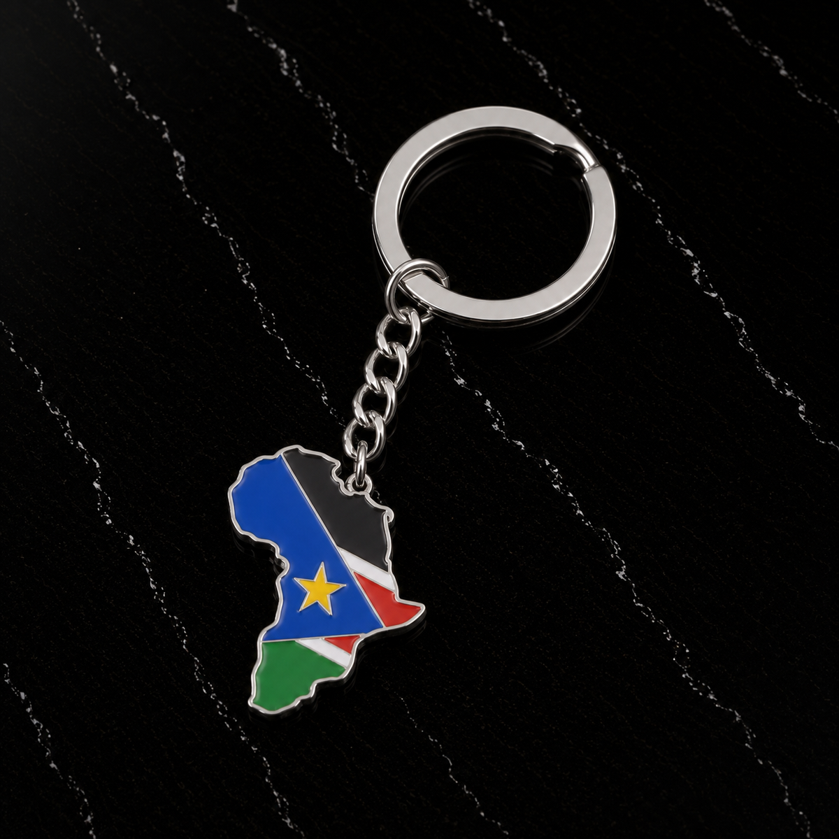 Africa Flags Keychain
