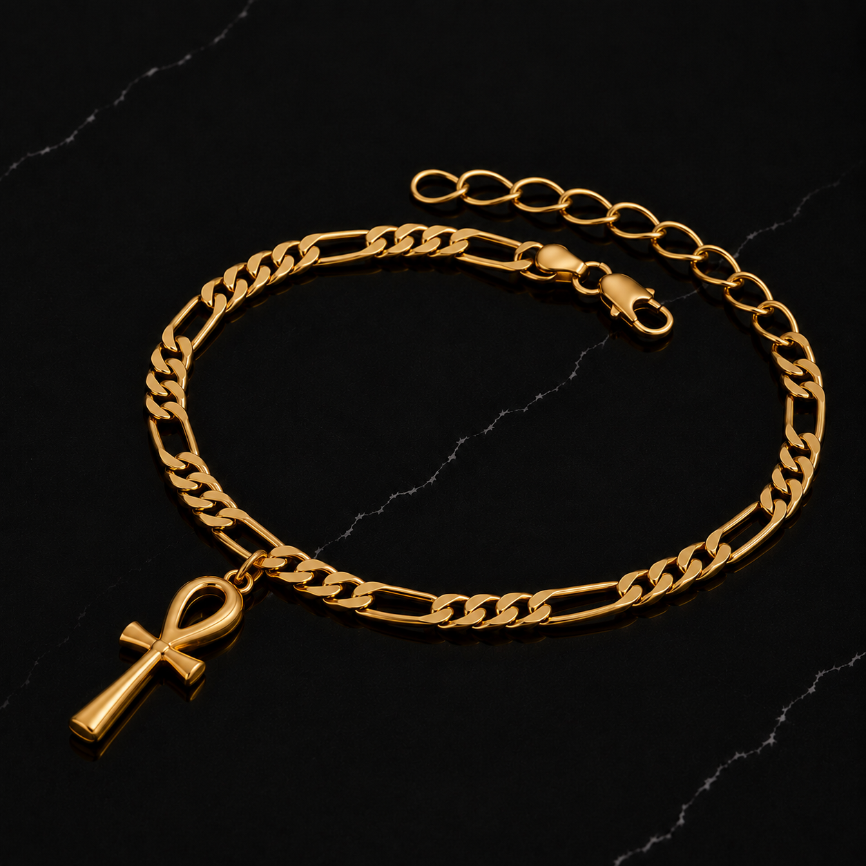 Ankh Ankle Bracelet