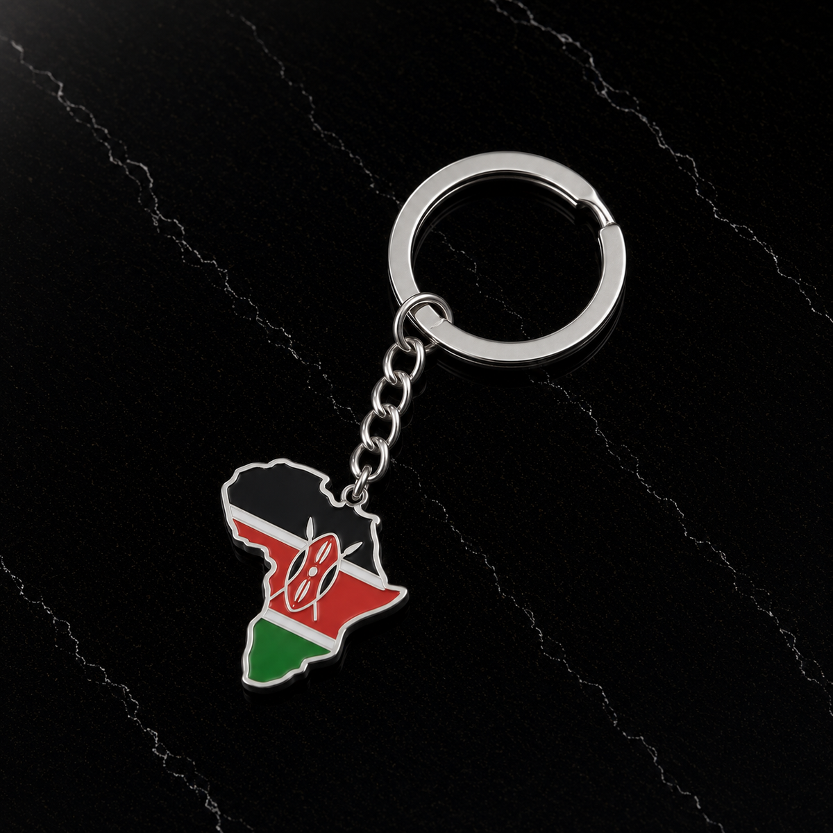 Africa Flags Keychain