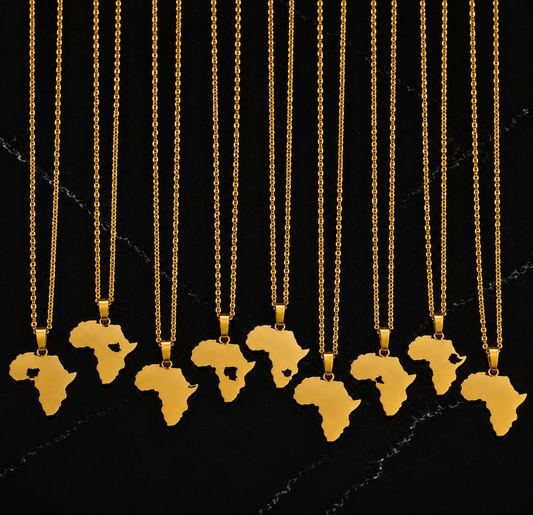 Footprint of Africa Necklace