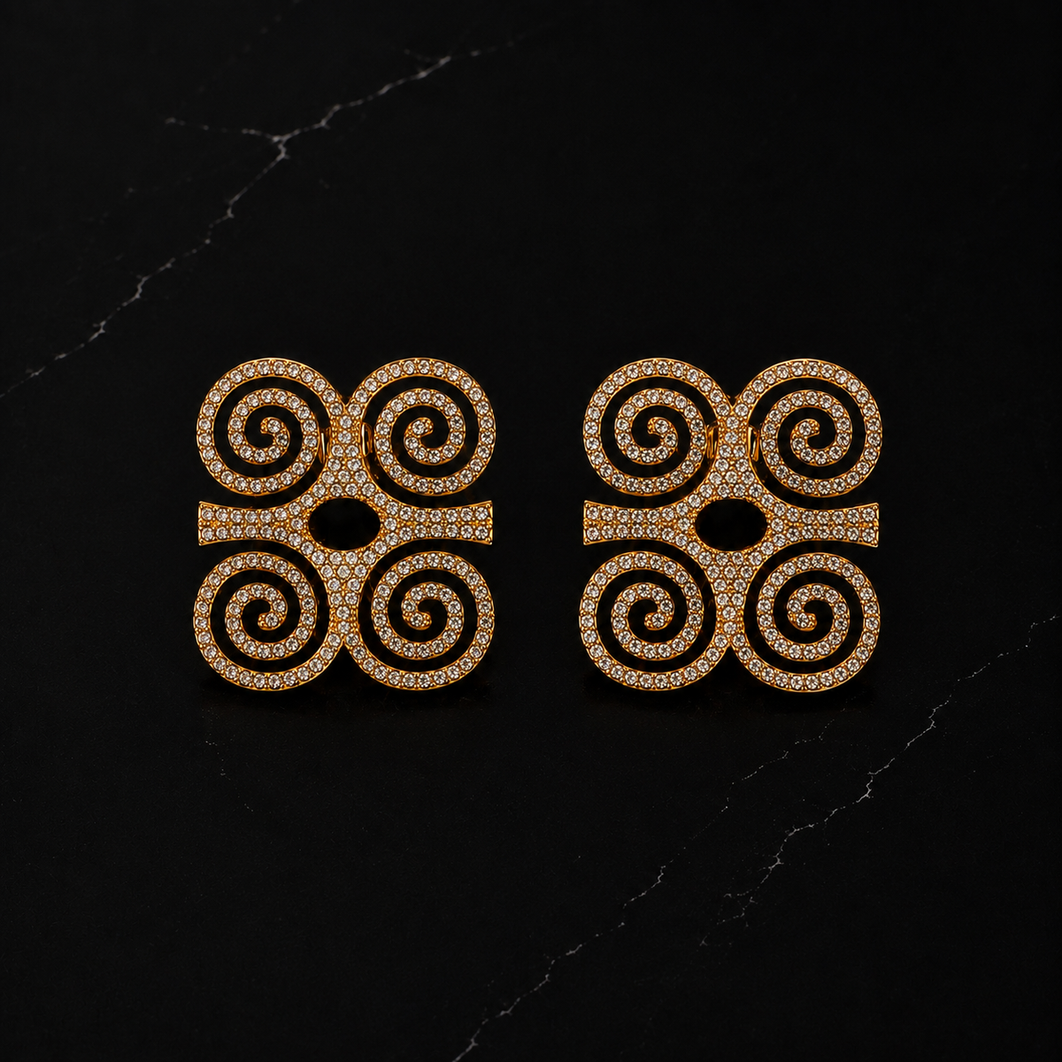 Symbolic Adinkra Earrings