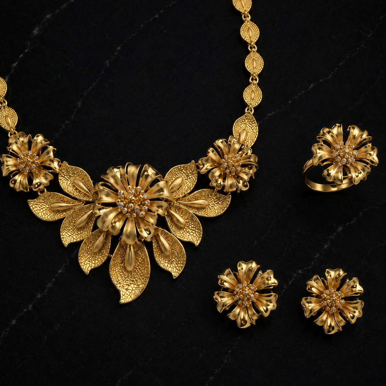 Parure Pétales du Kakongo