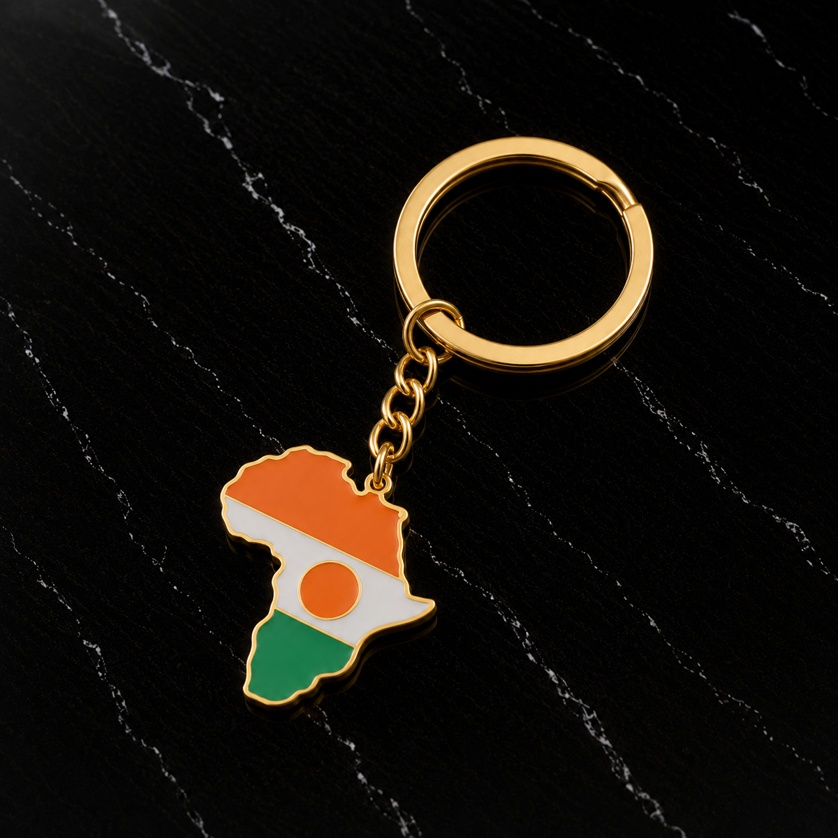 Africa Flags Keychain