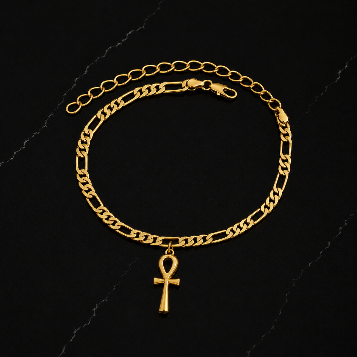 Ankh Ankle Bracelet