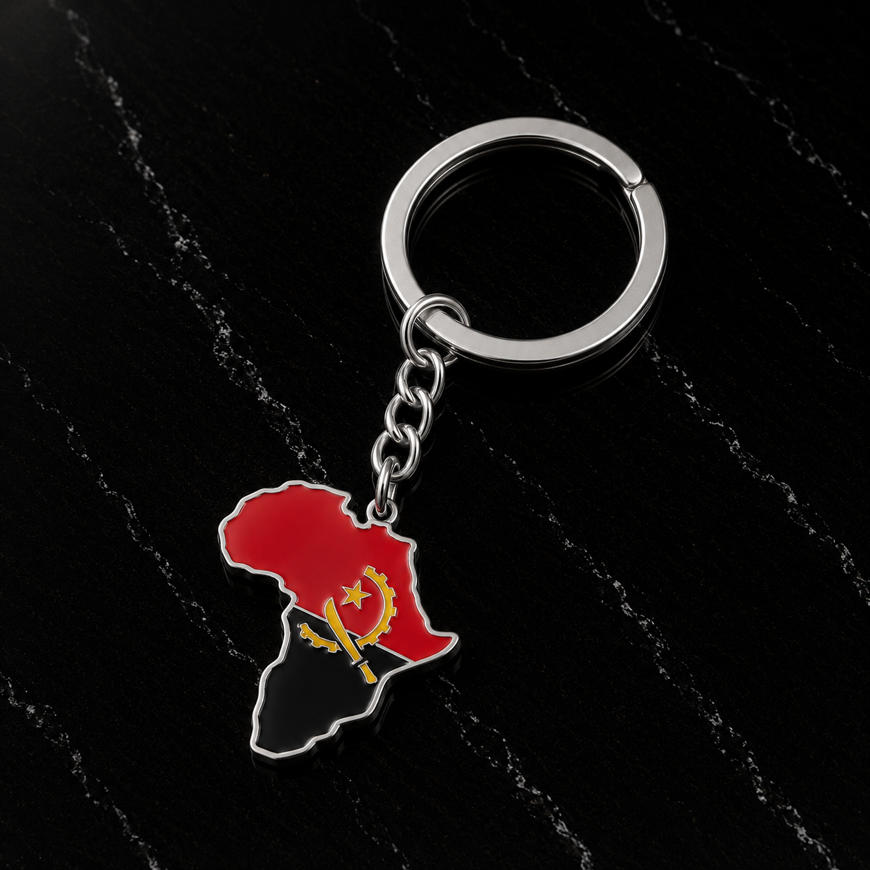 Africa Flags Keychain