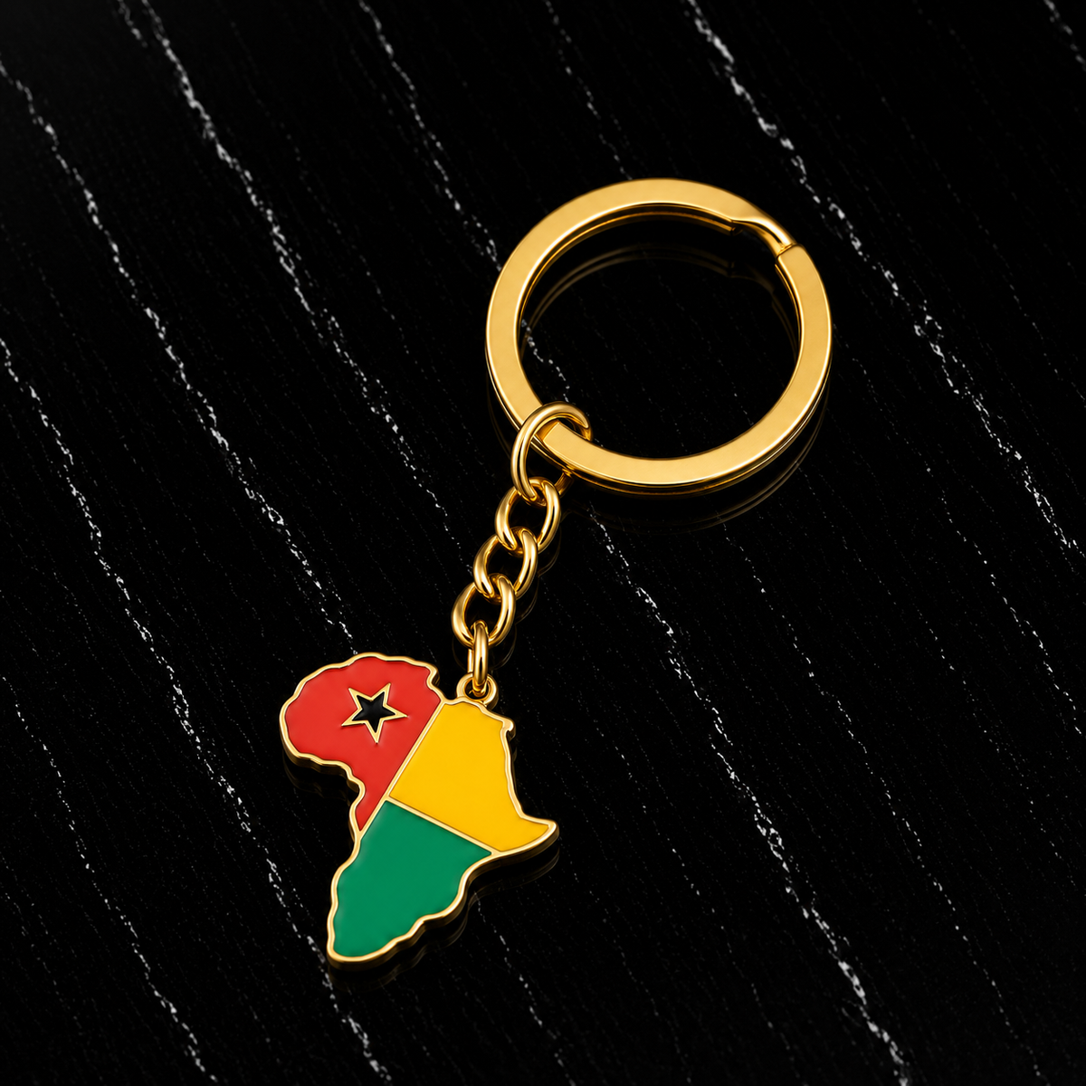 African Lands Keychain