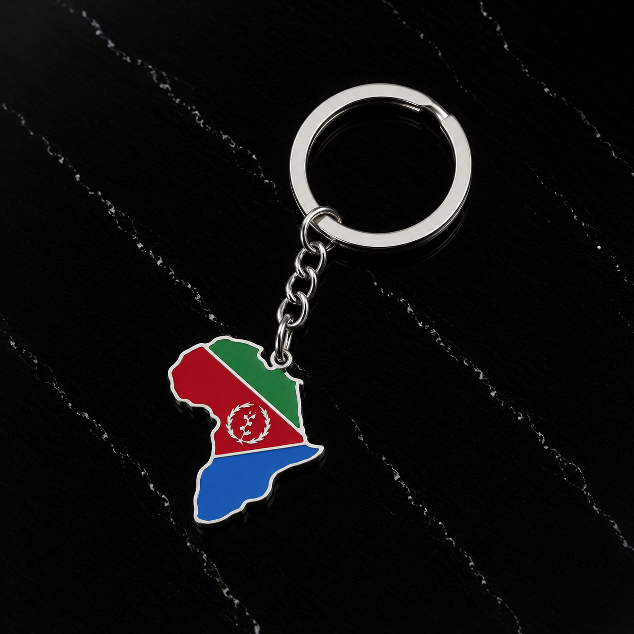 Africa Flags Keychain